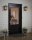 Lampe dextérieur noir antique verre de pluie E27 IP44 Rustique