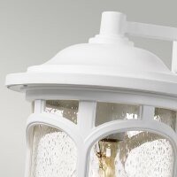 Applique murale extérieure IP44 Vintage Blanc E27...
