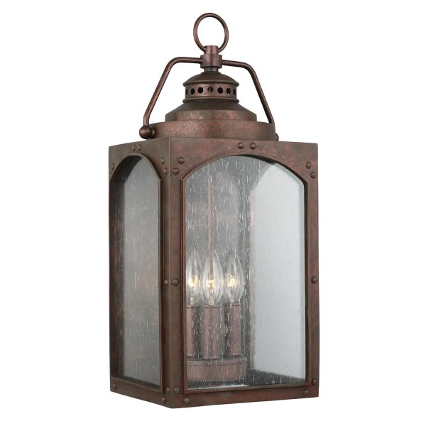 Lampe dextérieur mur en cuivre antique rustique vintage IP44