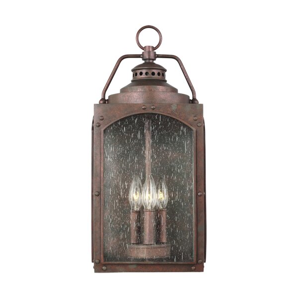 Lampe dextérieur mur en cuivre antique rustique vintage IP44