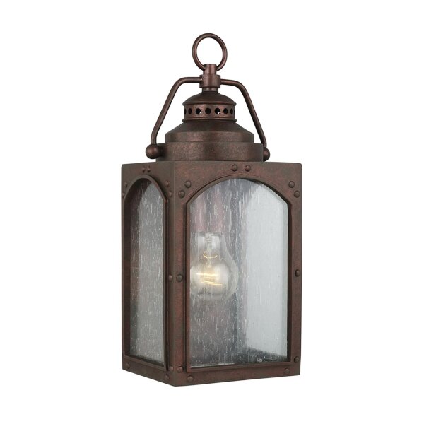 Lampe murale extérieure IP44 en cuivre antique Rustique Vintage