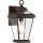 Lampe dextérieur Mur IP44 Rustique Métal Verre en Bronze E27