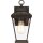 Lampe dextérieur Mur IP44 Rustique Métal Verre en Bronze E27