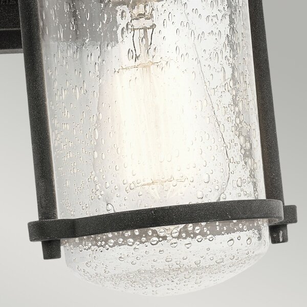 Lampe dextérieur IP44 aluminium verre de pluie rustique E27