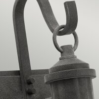 Lampe dextérieur IP44 aluminium verre de pluie...