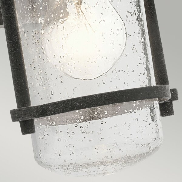Lampe dextérieur Aluminium antique Verre IP44 Rustique E27