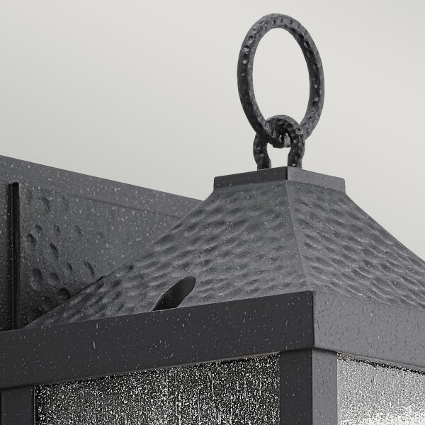 Applique extérieure Noir Aluminium IP44 Rustique