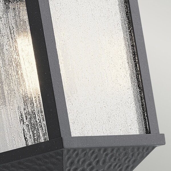 Applique extérieure Noir Aluminium IP44 Rustique