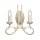 Applique murale GOTICA 6 Cr&egrave;me 2xE14 Lampe design