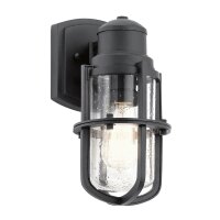 Lampe dextérieur IP44 noir E27 Maritim Wand LERA