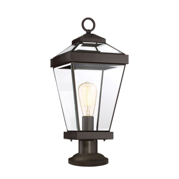 Lampe dallée extérieure IP44 52 cm Rustique Vintage en bronze