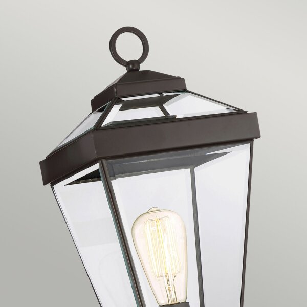 Lampe dallée extérieure IP44 52 cm Rustique Vintage en bronze