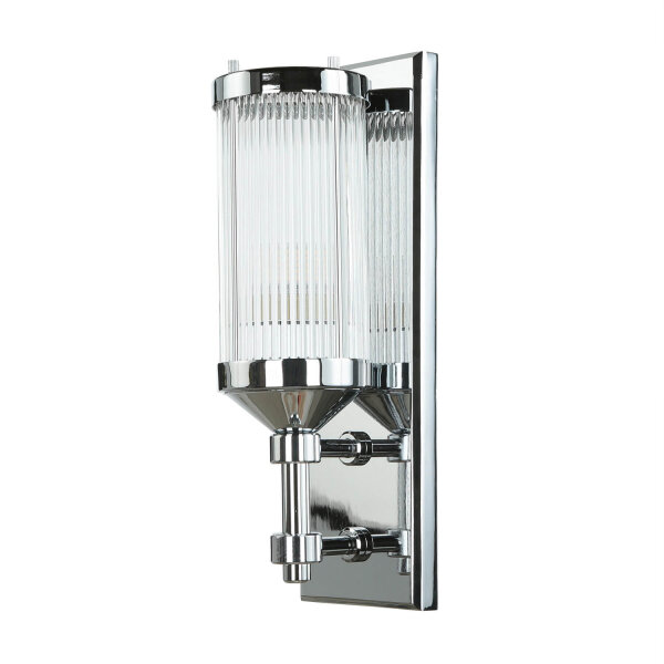 Applique de salle de bain chromée IP44 Lampe design ERVA