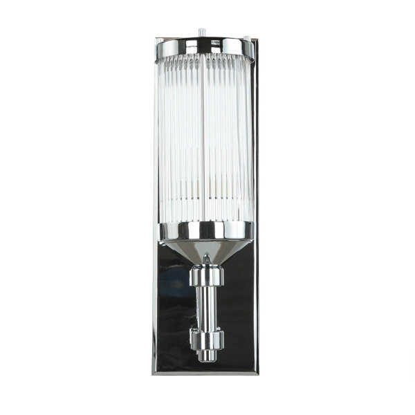 Applique de salle de bain chromée IP44 Lampe design ERVA