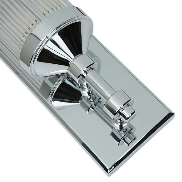 Applique de salle de bain chromée IP44 Lampe design ERVA