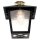 Plafonnier ext&eacute;rieur noir aluminium verre IP44 FIENNES