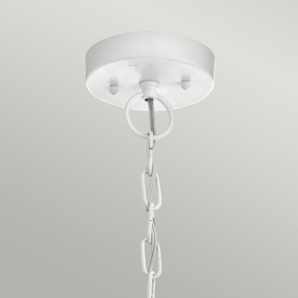Lampe à suspendre extérieure IP44 E27 Blanc Rustique Jardin