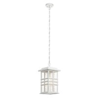 Lampe à suspendre extérieure IP44 E27 Blanc...