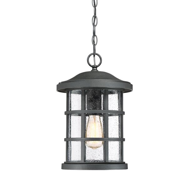 Suspension extérieure IP44 E27 Rustikal Noir antique
