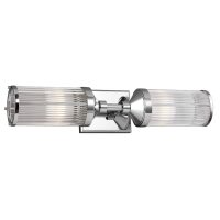 Applique de salle de bain ERVA Chrome L:58cm Lampe de...