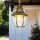 Suspension dextérieur laiton verre vintage design E27