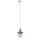 Suspension dextérieur laiton verre vintage design E27