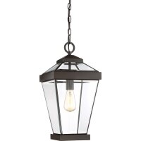 Lampe à suspendre extérieure E27 en bronze...