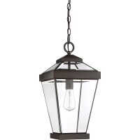 Lampe à suspendre extérieure E27 en bronze...