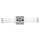 Lampe de salle de bain LED murale pivotante IP44 blanche chromée AMINE