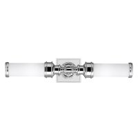Lampe de salle de bain pivotante IP44 avec LED chrome...