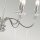 Lustre métal cristal 6 branches CANDELA 6
