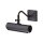 Lampe &agrave; tableau GAMBAR 3 L19cm noir r&eacute;glable