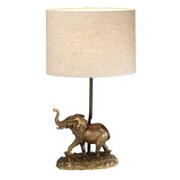 Lampe de table en bronze antique Nature...