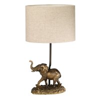 Lampe de table en bronze antique Nature...