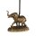 Socle pour lampe de table E27 en bronze antique Eléphant