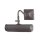 Lampe &agrave; tableau GAMBAR 3 L:19cm Bronze Lampe