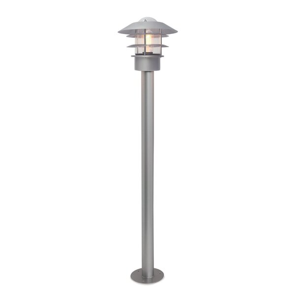 Lampe dextérieur acier inoxydable verre 100 cm Scandinave IP44 E27