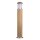 Borne lumineuse extérieure acier inoxydable bois 67cm Nordic IP55