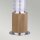 Borne déclairage Acier inoxydable Bois 24cm Scandinave IP55 E27