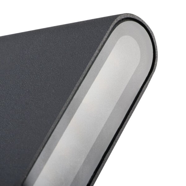Lampe dextérieur LED Up Down Gris Aluminium IP54 Façade