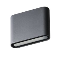 Lampe dextérieur LED Up Down Gris Aluminium IP54...