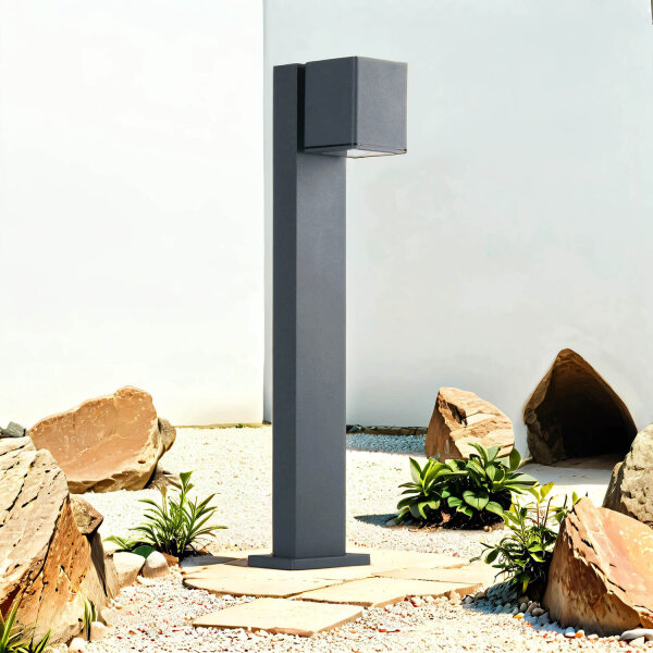 Lampe dextérieur Anthracite Aluminium 50 cm Jardin loin