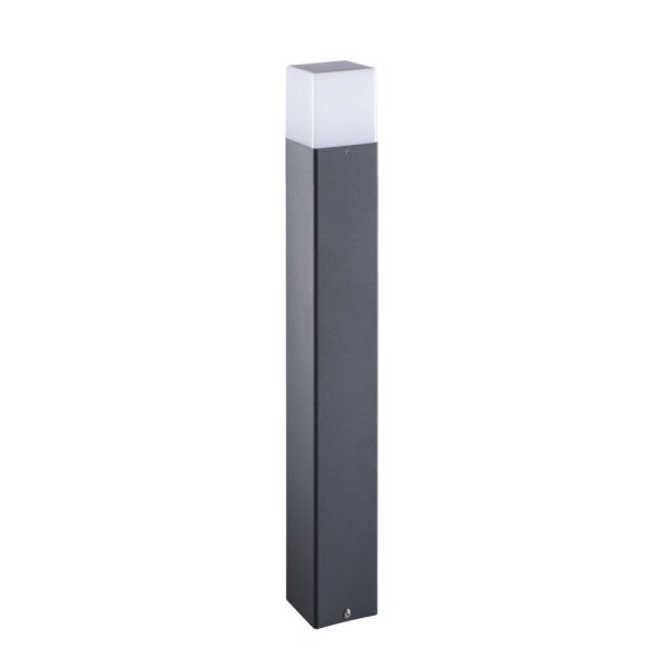 Lampe dallée Anthracite 80 cm carré IP44 E27 ROIS
