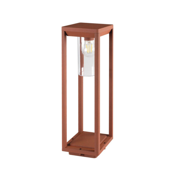 Lampe dallée extérieure brun rouille 50 cm E27 IP44 SIGNI