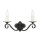 Applique CAMELOT 5 noir fer forg&eacute; 2xE14