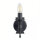 Applique murale CAMELOT 7 fer forgé noir Lampe