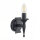 Applique murale CAMELOT 7 fer forgé noir Lampe