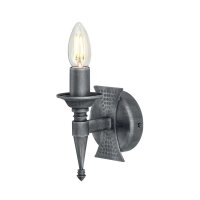 Applique murale CAMELOT 7 fer argenté Lampe antique