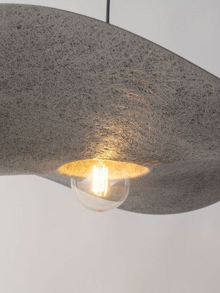 Lampe à suspendre E27 Argent Gris Moderne Table à manger MUNYA