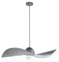 Lampe à suspendre E27 Argent Gris Moderne Table...